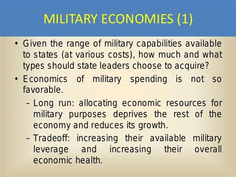 Real World Economics: Military readiness comes with a price